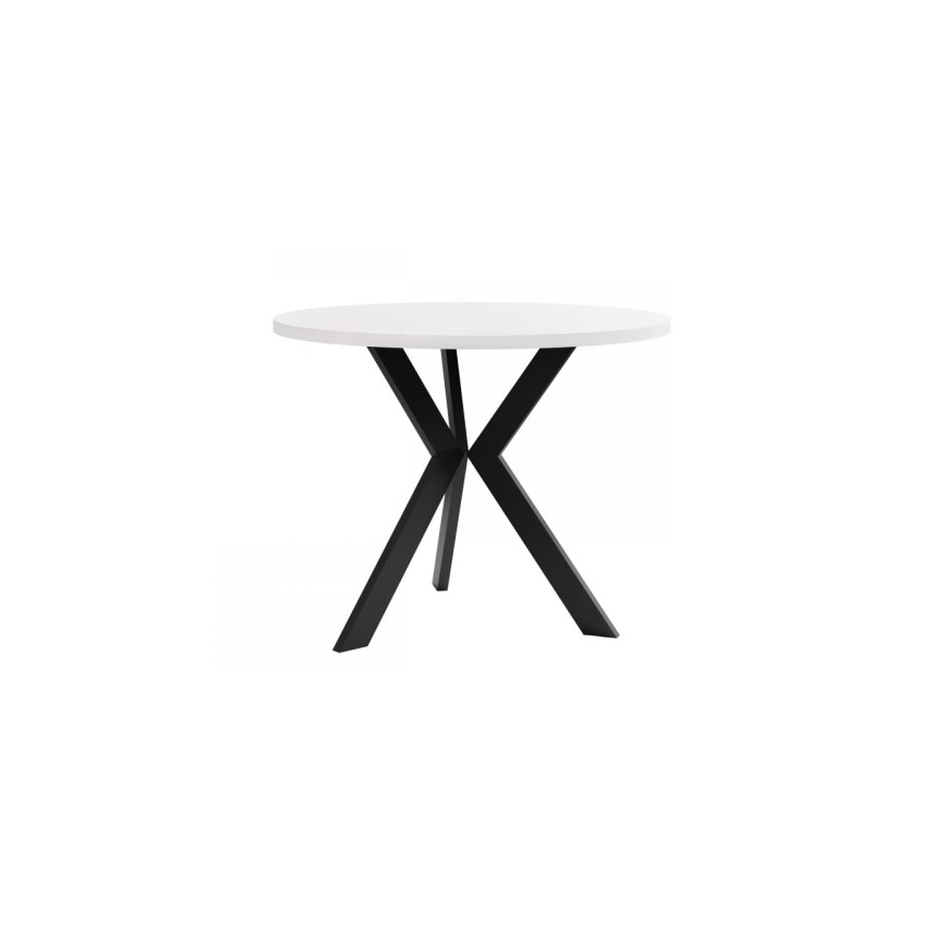 Couchtisch STK 50x65 cm schwarz/weiß