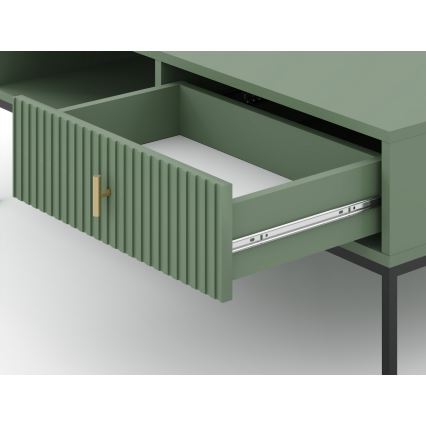 Couchtisch SUE grün/schwarz