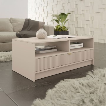 Couchtisch TIRENO 100x40 cm beige