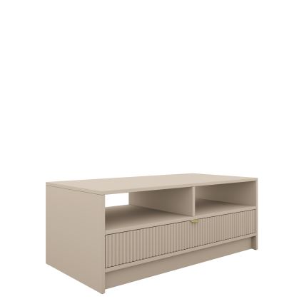 Couchtisch TIRENO 40 x 100 cm, beige