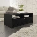 Couchtisch TIRENO 40 x 100 cm, schwarz