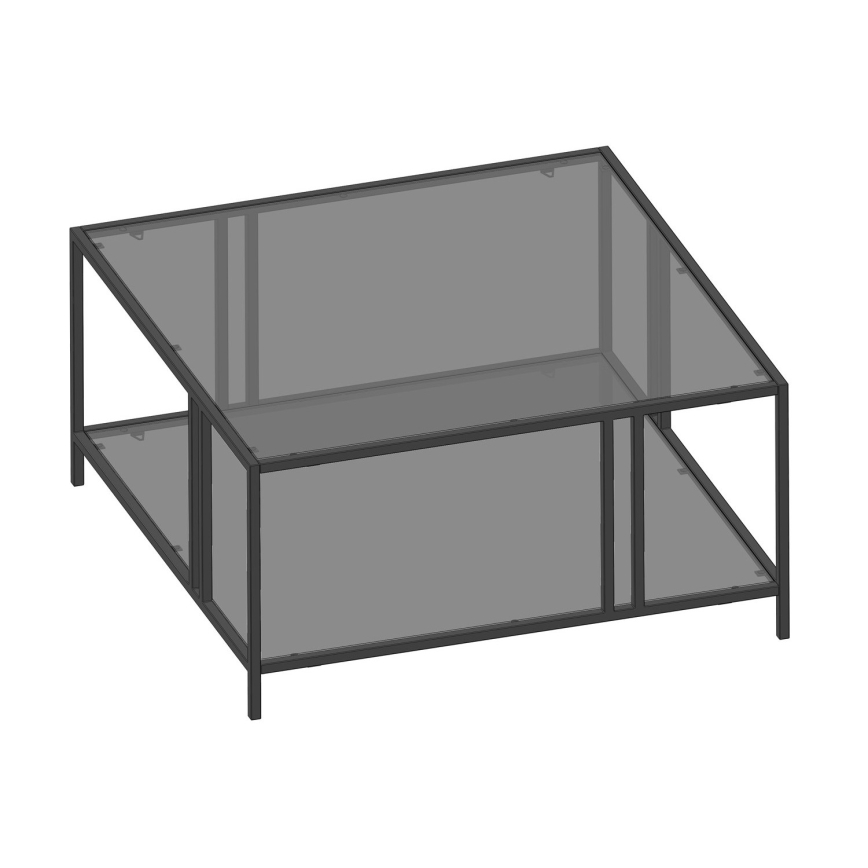 Couchtisch URANUS 40x80 cm schwarz