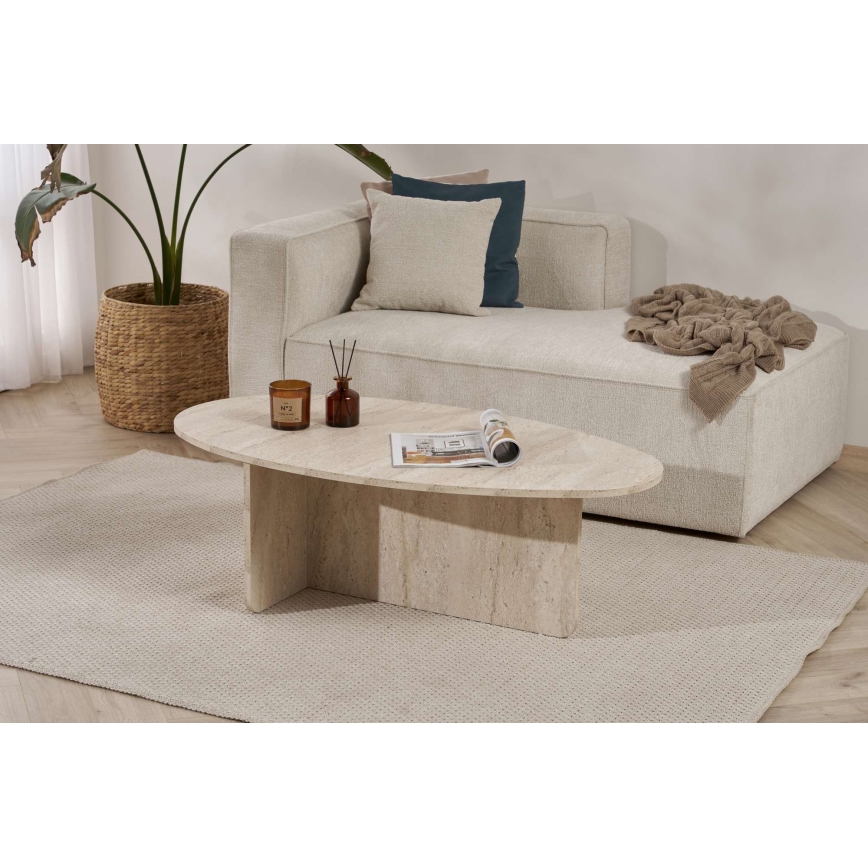 Couchtisch VARUM 120x65 cm beige