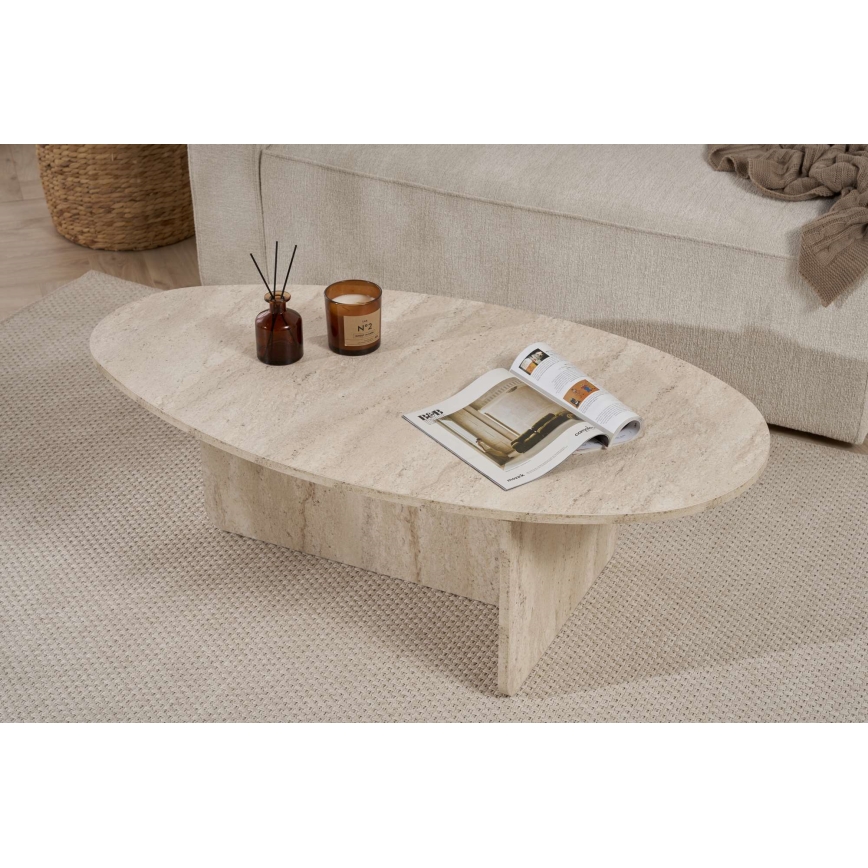 Couchtisch VARUM 120x65 cm beige