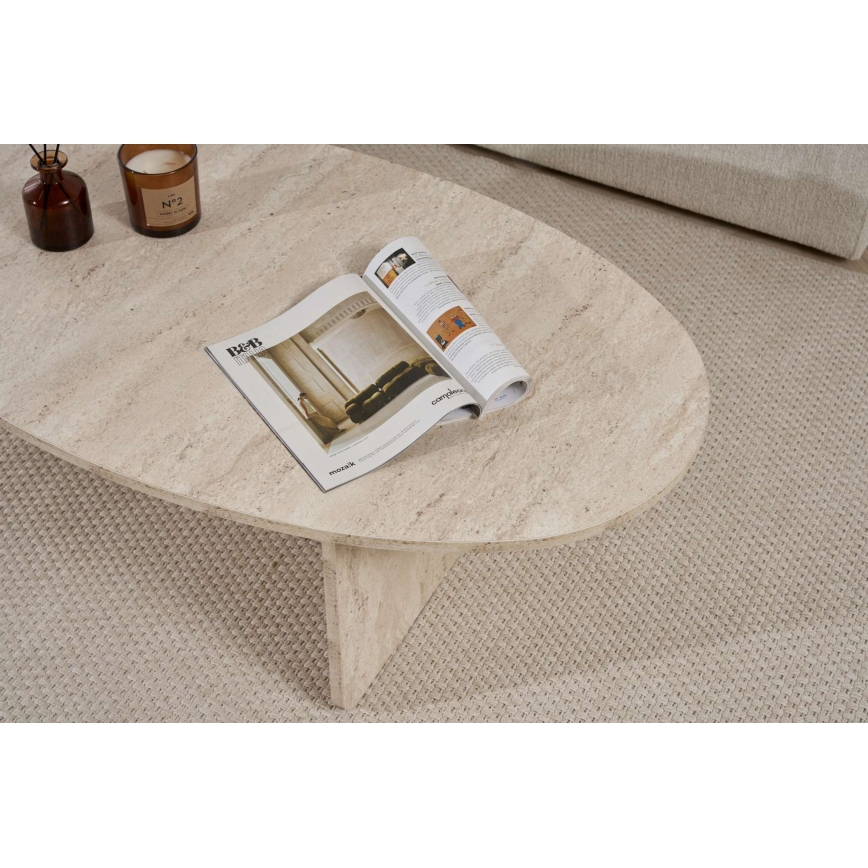 Couchtisch VARUM 120x65 cm beige