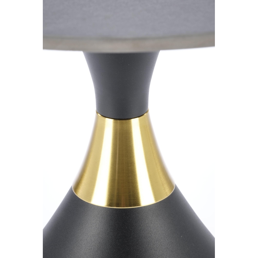 Couchtisch VERO Ø 50 cm schwarz/gold