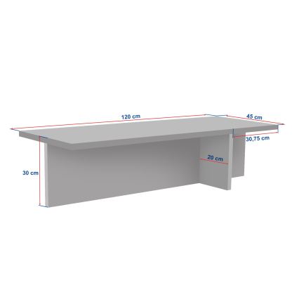 Couchtisch VERUM 120 x 45 cm Travertin