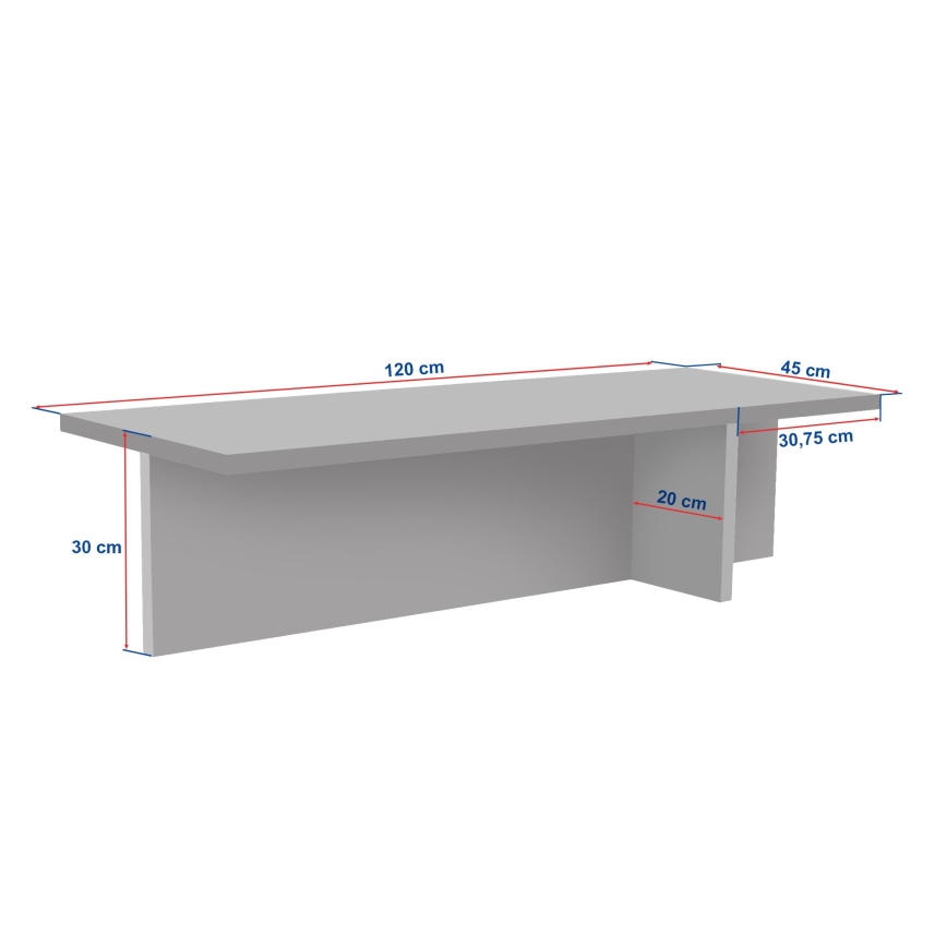 Couchtisch VERUM 120x45 cm beige