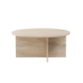 Couchtisch VERUM Ø 90 cm Travertin