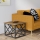 Couchtisch WODA 42x53 cm braun/schwarz