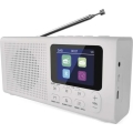 DAB DAB+ FM Radio 3W/5V/4xAA Weiß