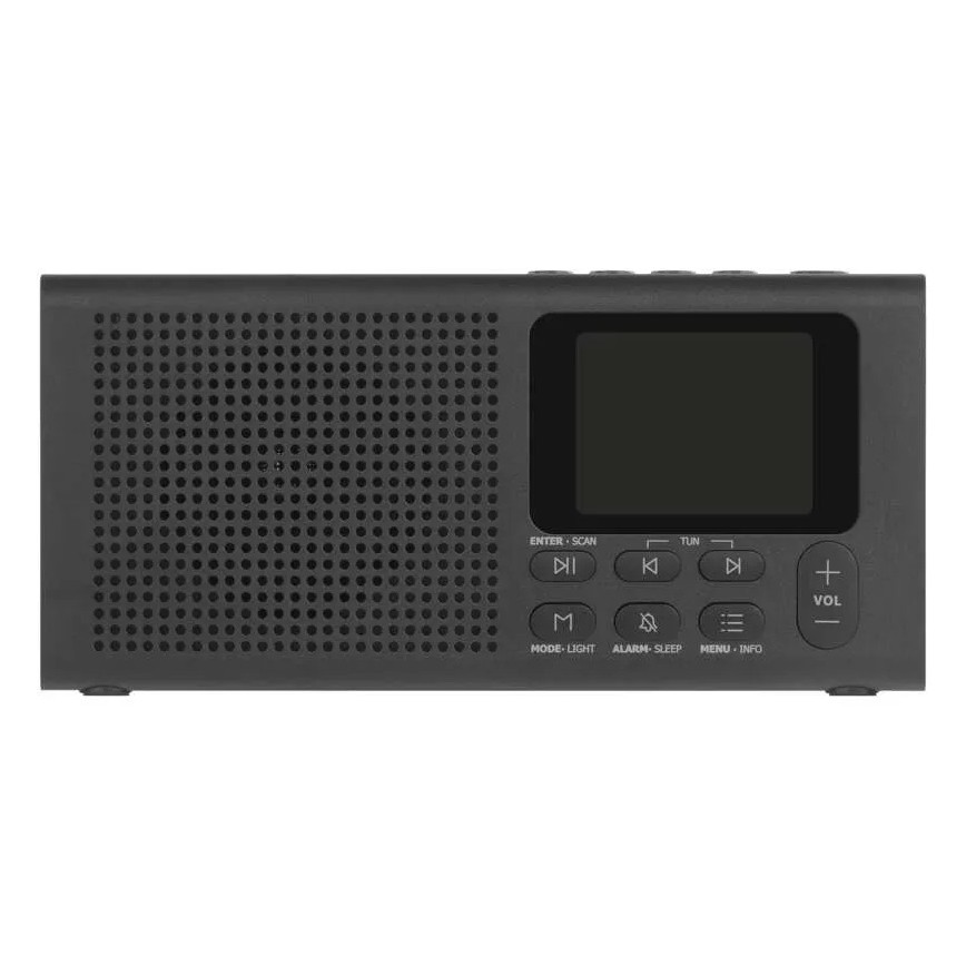 DAB DAB+ FM Radio 3W/5V/4xAA schwarz
