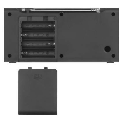 DAB DAB+ FM Radio 3W/5V/4xAA schwarz