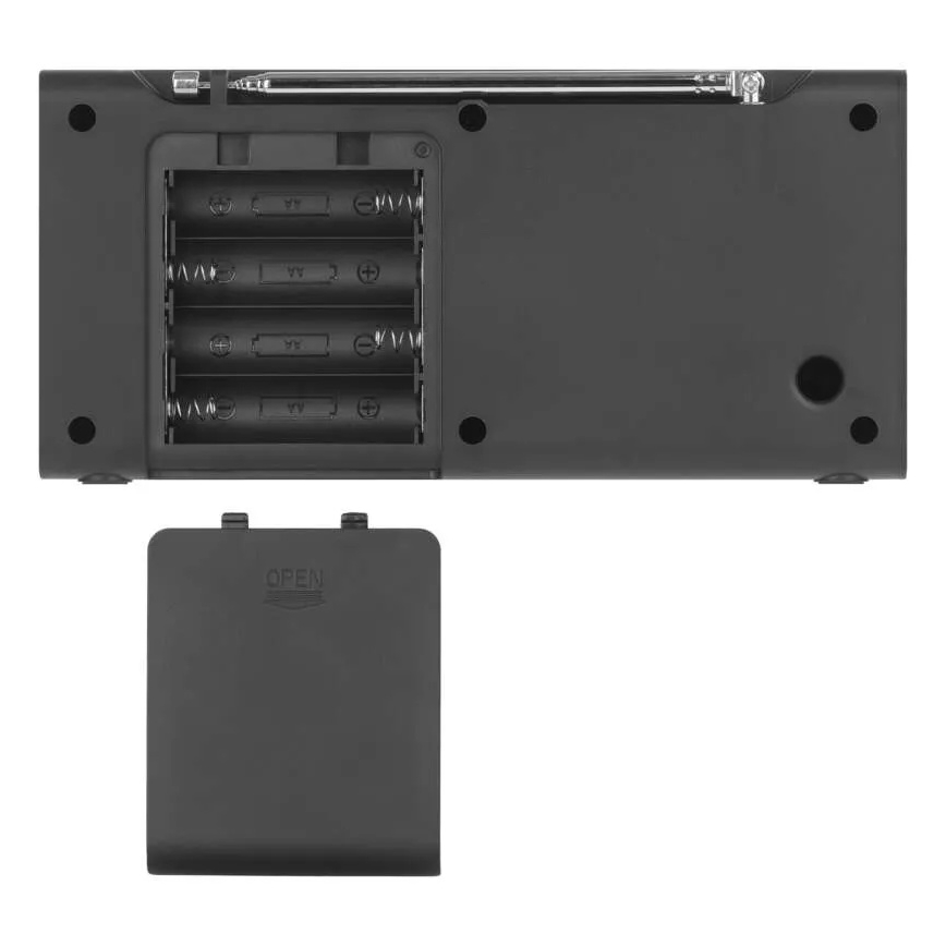 DAB DAB+ FM Radio 3W/5V/4xAA schwarz