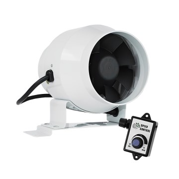Dalap 24MF100 - Rohrventilator mit energiesparendem Motor und Drehzahlregler MF 100 EC 18W/230V