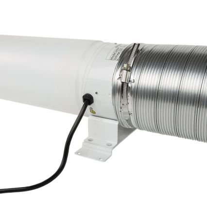 Dalap 24MF125 - Rohrventilator mit energiesparendem Motor und Drehzahlregler MF 125 EC 20W/230V