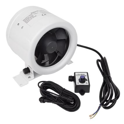 Dalap 24MF150 - Rohrventilator mit energieeffizientem Motor und Drehzahlregler MF 150 EC 40W/230V