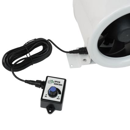 Dalap 24MF200 - Rohrventilator mit energiesparendem Motor und Drehzahlregler MF 200 EC 75W/230V