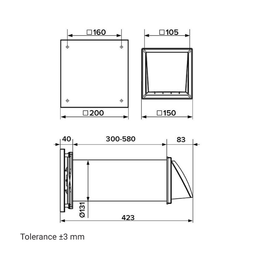 Dalap 24ZH01 - Wohnraum-Lüftungsgerät mit Wärmerückgewinnung HERO 9,4 W/230 V
