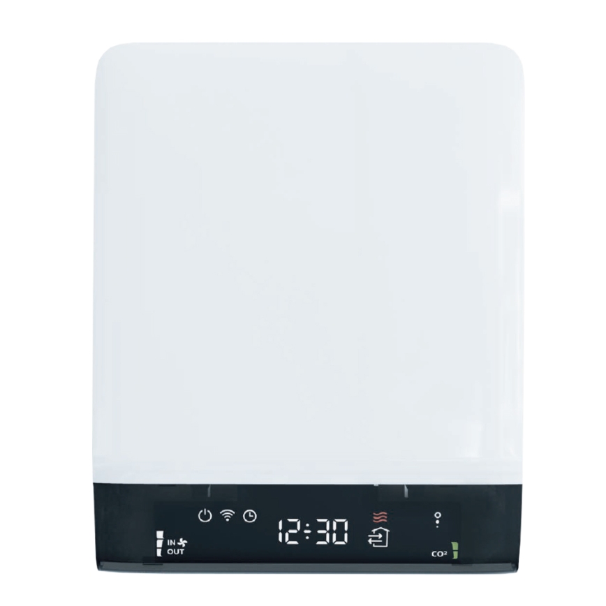 Dalap 25B160 - Dezentrales Wohnraumlüftungsgerät mit Wärmerückgewinnung BRISE 160 22 W/230 V WLAN + Fernbedienung