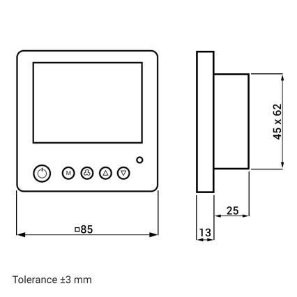 Dalap 55560 - Wohnraum-Lüftungsgerät ZEPHIR SIMPLE mit Wärmerückgewinnung 4,3W/230V