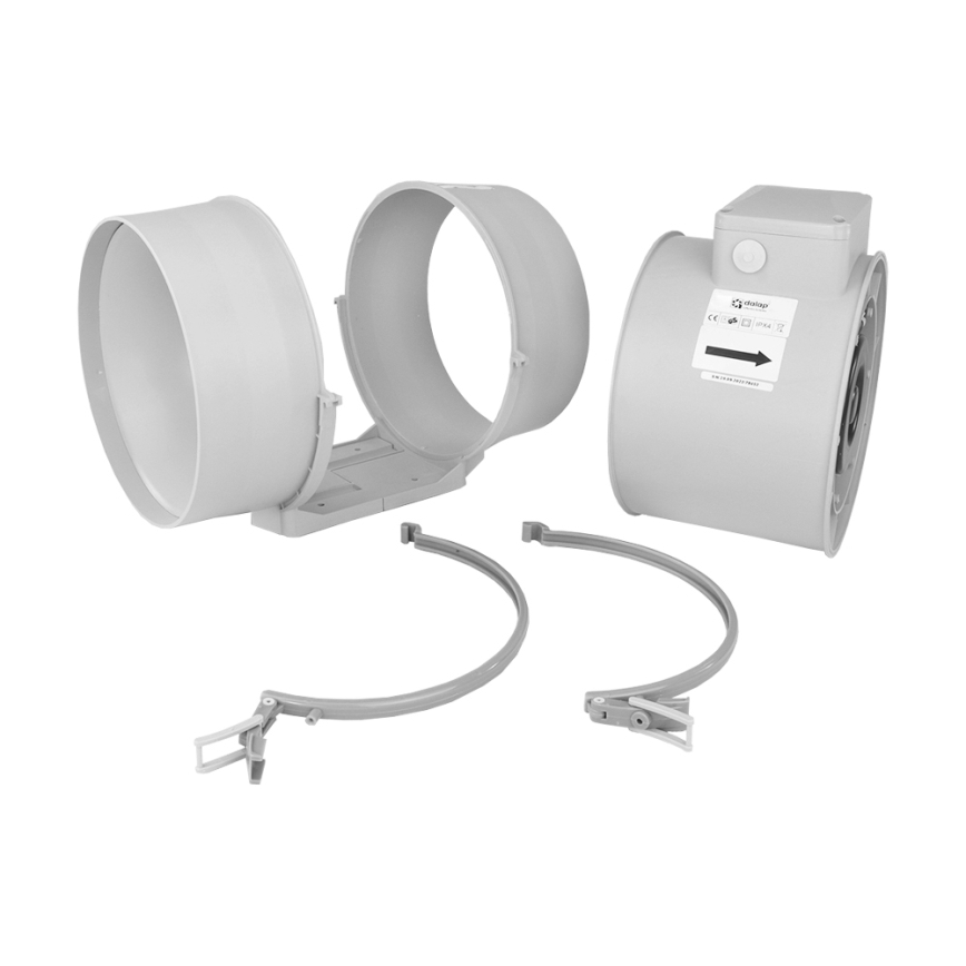 Dalap 8216 - Axialventilator AP PROFI 200 108W/230V
