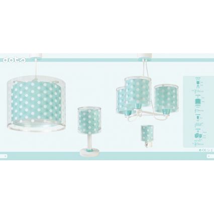 Dalber 41001H - Kinderleuchte DOTS 1xE14/40W/230V