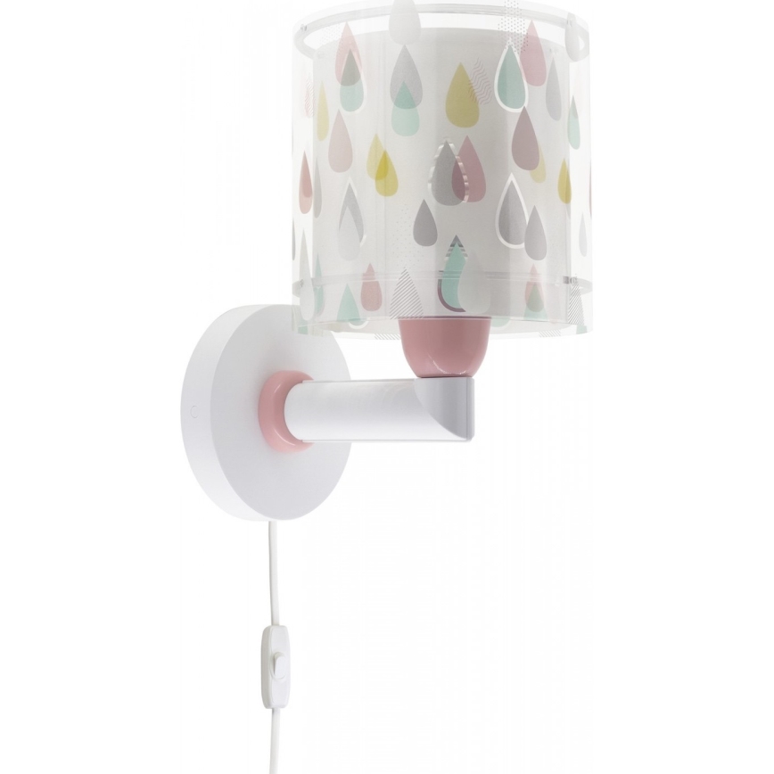 Dalber 41439 - Kinder-Wandleuchte COLOR RAIN 1xE27/60W/230V