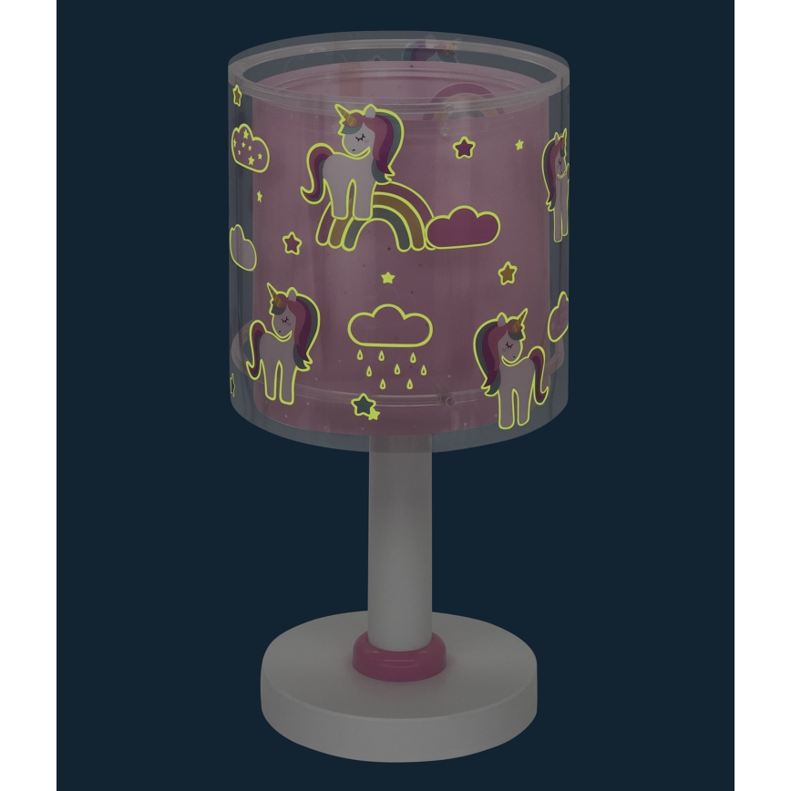 Dalber 41591N - LED-Kinderlampe UNICORNS 1xG4/4W/230V rosa