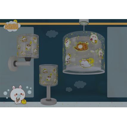 Dalber 41761E - LED-Kinderlampe KAWAII FRIENDS 1xG4/4W/230V grau