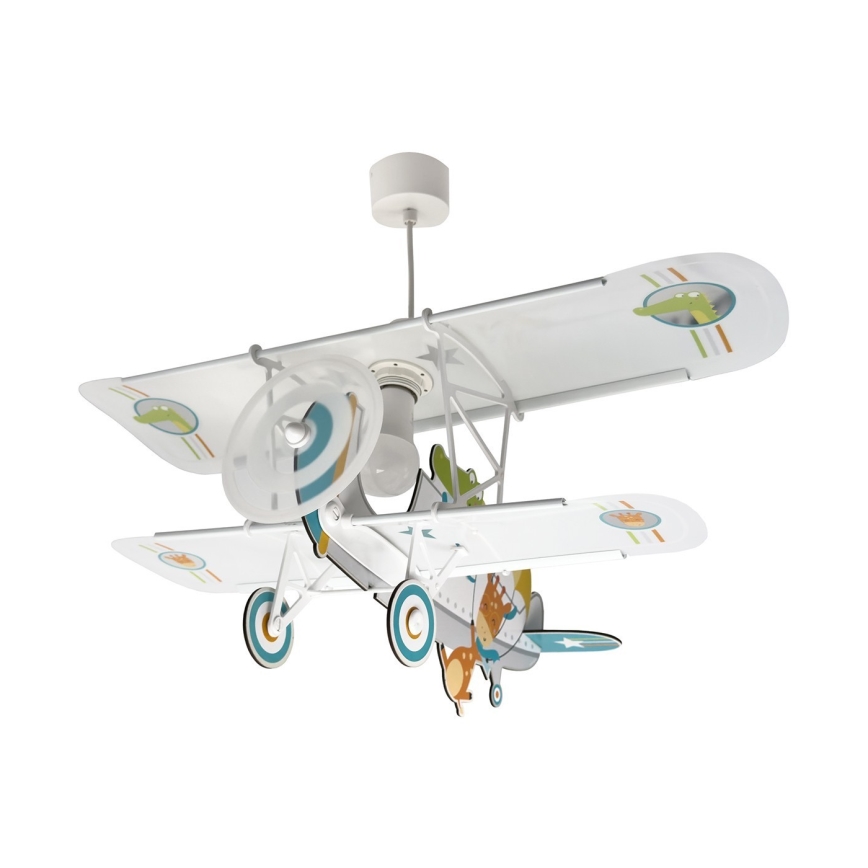 Dalber 54542 - Kinder-Deckenleuchte LITTLE CROCODILE 1xE27/15W/230V