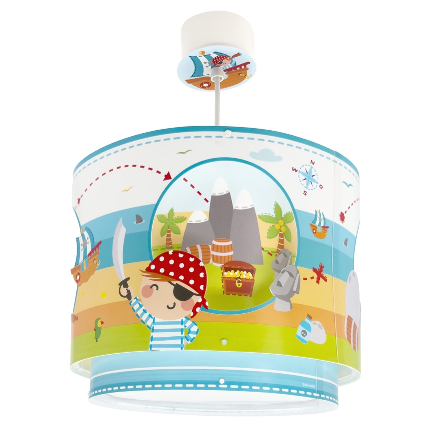 Dalber 60652 - Hängeleuchte für Kinder PIRAT ISLAND 1xE27/15W/230V