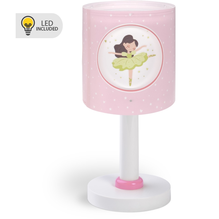 Dalber 60911 - LED-Kinderlampe PRINCESS DANCE 1xG4/4W/230V rosa