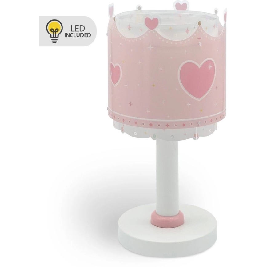 Dalber 61101N - LED-Kinderlampe LITTLE QUEEN 1xG4/4W/230V rosa