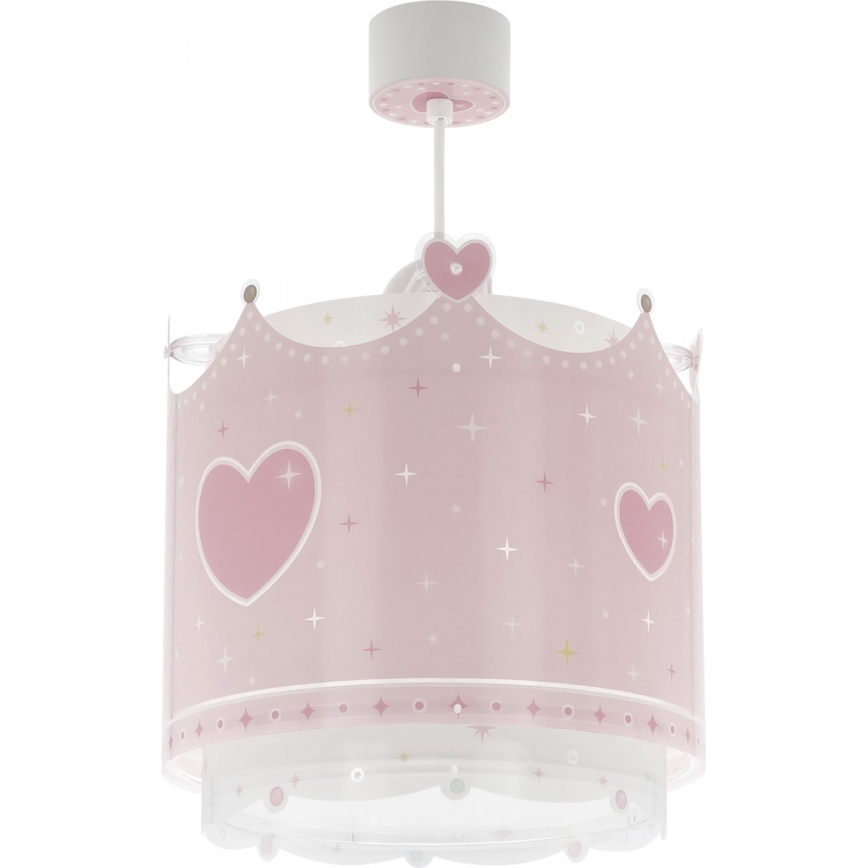 Dalber 61102 - Kinder-Kronleuchter LITTLE QUEEN 1xE27/60W/230V