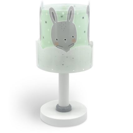 Dalber 61151H - Kinderlampe BUNNY 1xE14/40W/230V grün