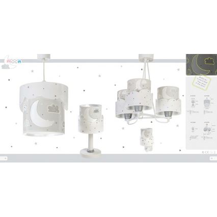 Dalber 61235E - LED-Steckdosenleuchte MOON 1xE14/0,3W/230V