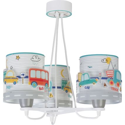 Dalber 61687 - Kinderleuchte BABY TRAVEL 3xE27/60W/230V