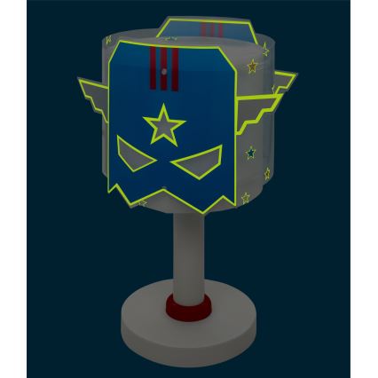 Dalber 61811N - LED-Kinderlampe BLUE HERO 1xG4/4W/230V weiß/blau