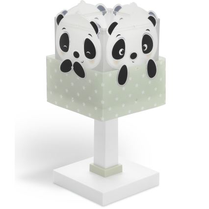 Dalber 63161H - Kinderlampe PANDA 1xE14/40W/230V grün