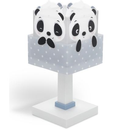 Dalber 63161T - Kinderlampe PANDA 1xE14/40W/230V blau