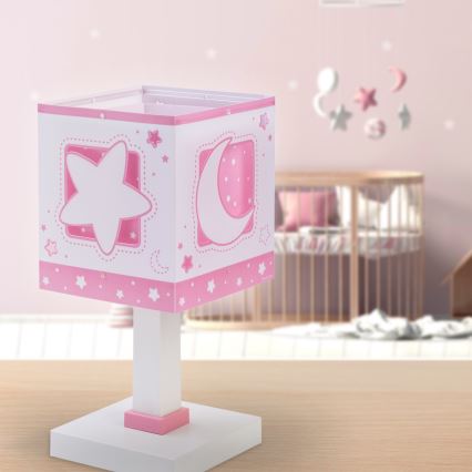 Dalber 63231NS - LED-Kinderlampe MOONLIGHT 1xG4/4W/230V rosa