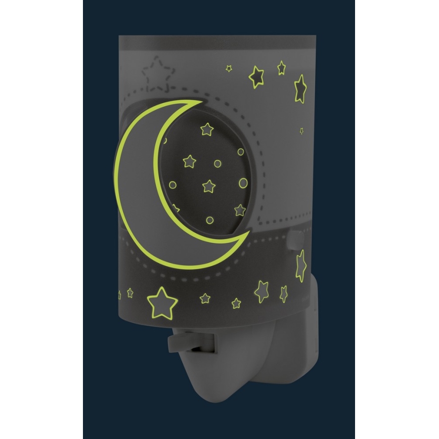 Dalber 63235LE - LED-Sockellampe MOON LIGHT 1xE14/0,3W/230V