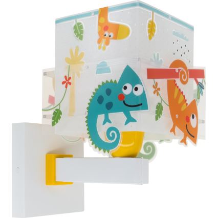 Dalber 63319 - Kinder-Wandleuchte HAPPY JUNGLE 1xE27/15W/230V