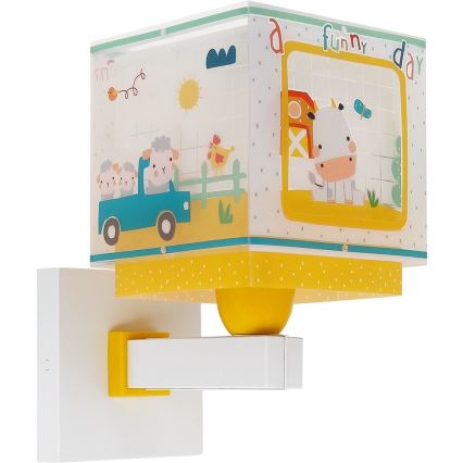 Dalber 63409 - Kinder-Wandleuchte MY FARM 1xE27/15W/230V