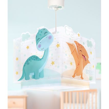 Dalber 63452 - Kinder-Deckenleuchte BABY DINOS 1xE27/15W/230V, farbenfroh