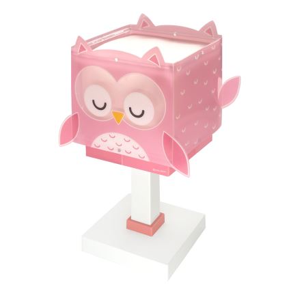 Dalber 64481N - LED-Kinderlampe LITTLE OWL 1xG4/4W/230V rosa