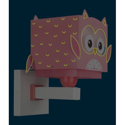 Dalber 64489 - Kinder-Wandleuchte LITTLE FRIENDS 1xE27/15W/230V