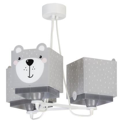 Dalber 64577 - Kinderleuchte LITTLE TEDDY 3xE27/60W/230V