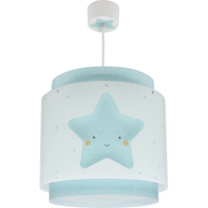 Dalber 76012T - Kinder-Hängelampe BABY DREAMS 1xE27/15W/230V blau